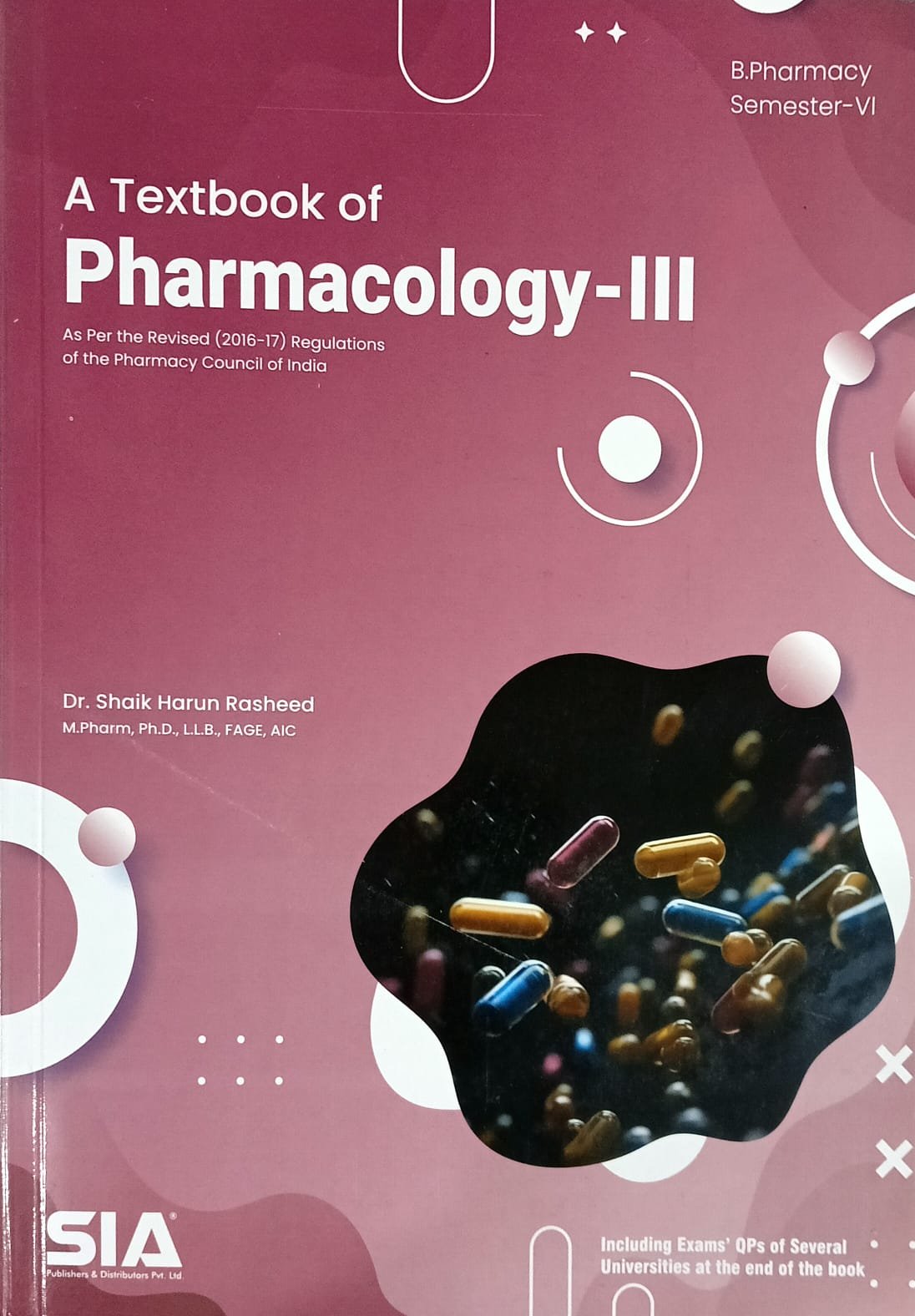 A Textbook of Pharmacology-III